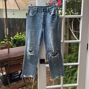PISTOLA Charlie high rise straight jeans